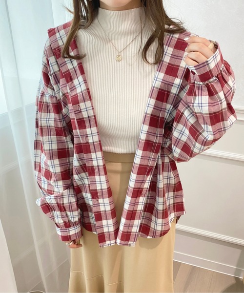 apres jour（アプレジュール）の「アソートチェックシャツ【ZOZOTOWN限定アイテム】（シャツ/ブラウス・レディース・ブラック系その他/レッド系その他/ブルー系その他・フリー/X-LARGE）」の13枚目の写真