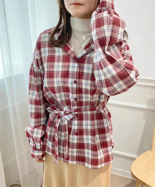 apres jour（アプレジュール）の「アソートチェックシャツ【ZOZOTOWN限定アイテム】（シャツ/ブラウス・レディース・ブラック系その他/レッド系その他/ブルー系その他・フリー/X-LARGE）」の10枚目の写真