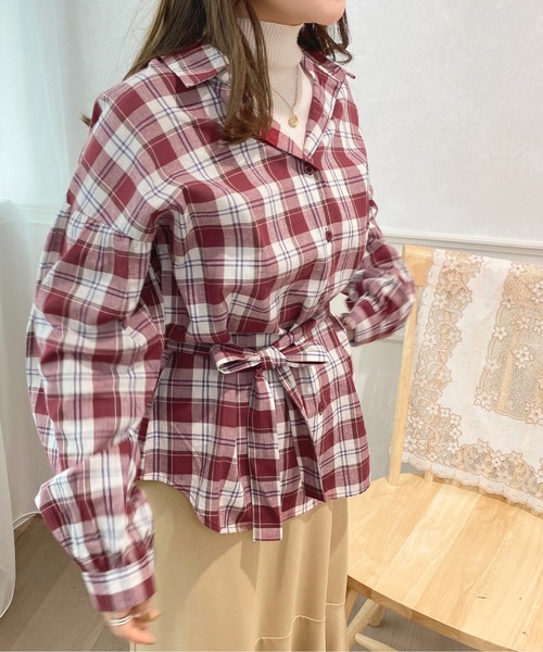 apres jour（アプレジュール）の「アソートチェックシャツ【ZOZOTOWN限定アイテム】（シャツ/ブラウス・レディース・ブラック系その他/レッド系その他/ブルー系その他・フリー/X-LARGE）」の11枚目の写真