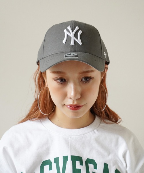 '47（フォーティーセブン）の「【 47Brand / フォーティーセブンブランド 】 '47 MVP ビッグロゴ刺繍 マジックテープ アジャスター キャップ（キャップ・メンズ・ブラック系その他/ブラック/グリーン/ブラウン/ネイビー/ベージュ/グリーン系その他/ブラック系その他2/ライトブルー/ブルー/ブラック系その他3/ベージュ系その他/カーキ/ブラック系その他4/グレー/ブルー系その他/ベージュ系その他2/ホワイト/グリーン系その他2/ベージュ系その他3/ブラック系その他5/ブラック系その他6/グレー系その他/ブラック系その他7・FREE）」の12枚目の写真