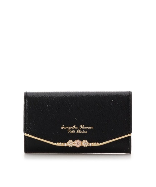 Samantha Thavasa Petit Choice（サマンサタバサ　プチチョイス）の「フラワーバー キーケース（キーケース/キーアクセサリー・レディース・ブラック/ベビーピンク/ホワイト/ネイビー・FREE）」の3枚目の写真