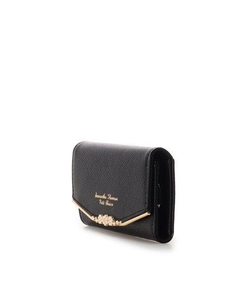 Samantha Thavasa Petit Choice（サマンサタバサ　プチチョイス）の「フラワーバー キーケース（キーケース/キーアクセサリー・レディース・ブラック/ベビーピンク/ホワイト/ネイビー・FREE）」の5枚目の写真