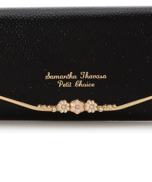Samantha Thavasa Petit Choice（サマンサタバサ　プチチョイス）の「フラワーバー キーケース（キーケース/キーアクセサリー・レディース・ブラック/ベビーピンク/ホワイト/ネイビー・FREE）」の8枚目の写真