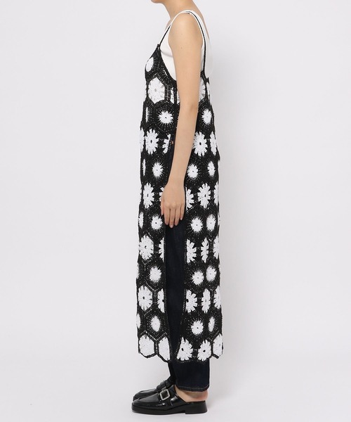 PAGEBOY（ページボーイ）の「クロシェライクキャミワンピース（ワンピース・レディース・スカイブルー/ブラック・FREE）」の9枚目の写真