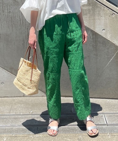 BEARDSLEY（ビアズリー）の「レースパッチワークパンツ（その他