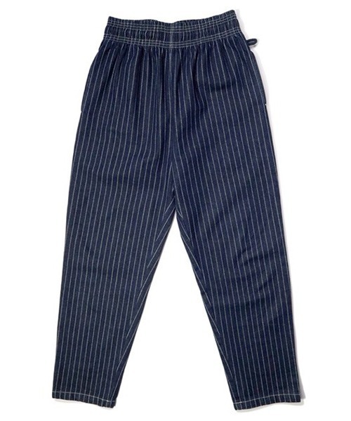 COOKMAN（クックマン）の「Cookman クックマン シェフパンツ イージーパンツ Wabash Denim Navy デニム ストライプ（デニムパンツ・メンズ・ネイビー・LARGE/MEDIUM/X-LARGE/SMALL）」の9枚目の写真