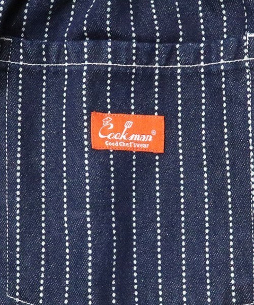 COOKMAN（クックマン）の「Cookman クックマン シェフパンツ イージーパンツ Wabash Denim Navy デニム ストライプ（デニムパンツ・メンズ・ネイビー・LARGE/MEDIUM/X-LARGE/SMALL）」の14枚目の写真