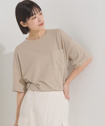 TRベア天UVカット&ドライ加工ポケット付きTシャツ