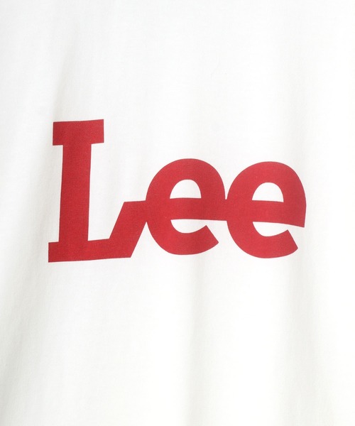 Lee（リー）の「Lee/リー RINGER TEE/ロゴ リンガー Tシャツ（Tシャツ/カットソー・メンズ・ホワイト/ライトグレー/ベージュ・M/L/XL）」の14枚目の写真