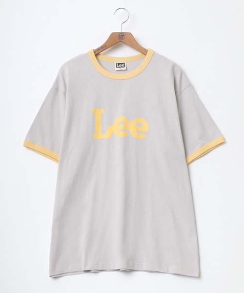 Lee（リー）の「Lee/リー RINGER TEE/ロゴ リンガー Tシャツ（Tシャツ/カットソー・メンズ・ホワイト/ライトグレー/ベージュ・M/L/XL）」の18枚目の写真