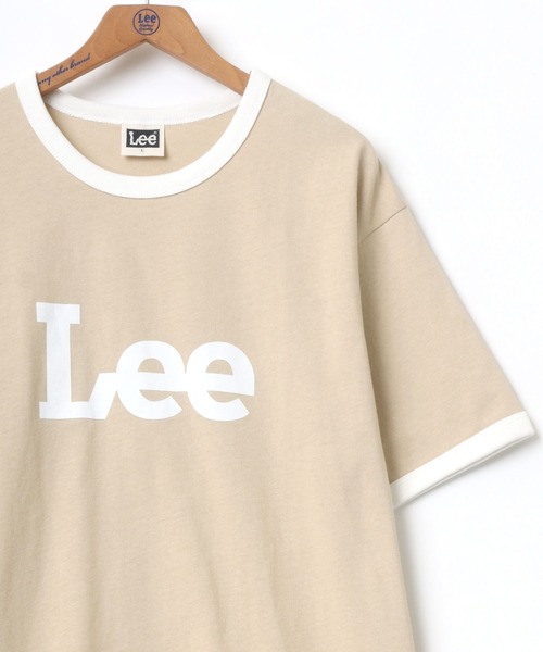 Lee（リー）の「Lee/リー RINGER TEE/ロゴ リンガー Tシャツ（Tシャツ/カットソー・メンズ・ホワイト/ライトグレー/ベージュ・M/L/XL）」の22枚目の写真