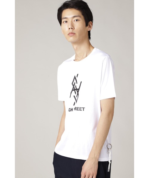 HIGH STREET(ハイストリート)の「HIGH STREET∴ハイストリートアイコン半袖Tシャツ(Tシャツ/カットソー・メンズ・ブラック/アイボリー・LL/L/M)」の7枚目の写真