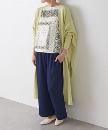 BEARDSLEY | フロントスカーフ柄ニット(ニット/セーター)