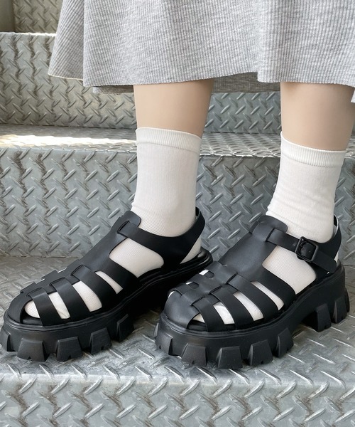 Figments（フィグメンツ）の「グルカサンダル（サンダル・レディース・ブラック・SMALL/MEDIUM）」の9枚目の写真