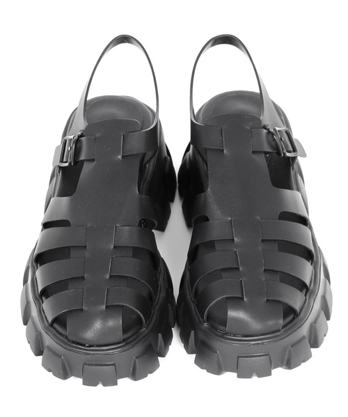 Figments（フィグメンツ）の「グルカサンダル（サンダル・レディース・ブラック・SMALL/MEDIUM）」の6枚目の写真