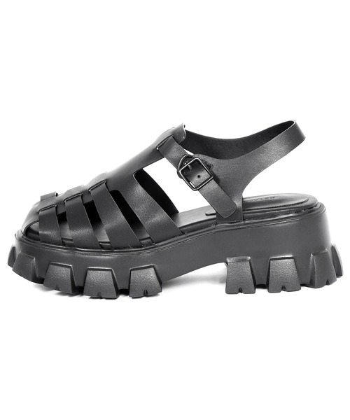 Figments（フィグメンツ）の「グルカサンダル（サンダル・レディース・ブラック・SMALL/MEDIUM）」の7枚目の写真