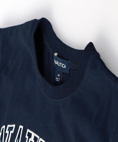 NAUTICA(ノーティカ)の「【NAUTICA/ノーティカ】サテンアップリケロゴ半袖Tシャツ(Tシャツ/カットソー・キッズ・ネイビー/グリーン/パープル/オフホワイト・150/120/130/140)」の18枚目の写真