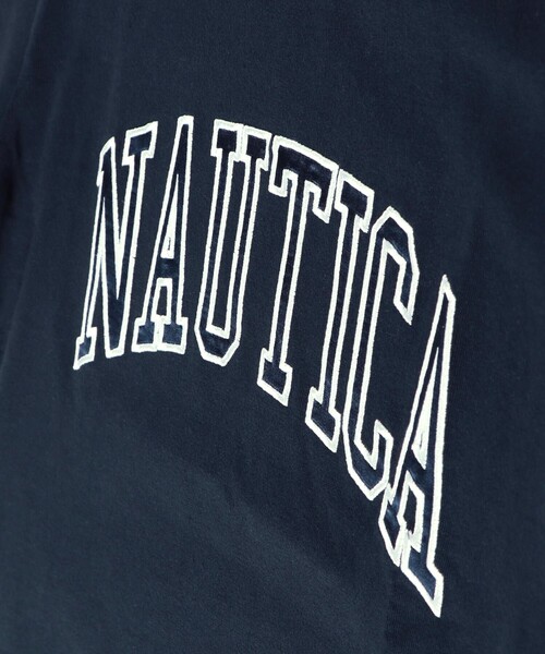 NAUTICA(ノーティカ)の「【NAUTICA/ノーティカ】サテンアップリケロゴ半袖Tシャツ(Tシャツ/カットソー・キッズ・ネイビー/グリーン/パープル/オフホワイト・150/120/130/140)」の19枚目の写真