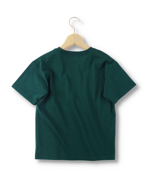 NAUTICA(ノーティカ)の「【NAUTICA/ノーティカ】サテンアップリケロゴ半袖Tシャツ(Tシャツ/カットソー・キッズ・ネイビー/グリーン/パープル/オフホワイト・150/120/130/140)」の12枚目の写真