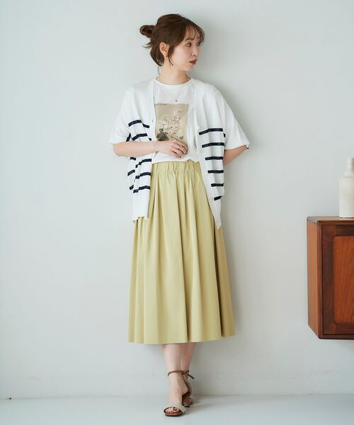 le.coeur blanc（ルクールブラン）の「フラワーフォトプリントTシャツ（Tシャツ/カットソー・レディース・A/B/C・38）」の8枚目の写真