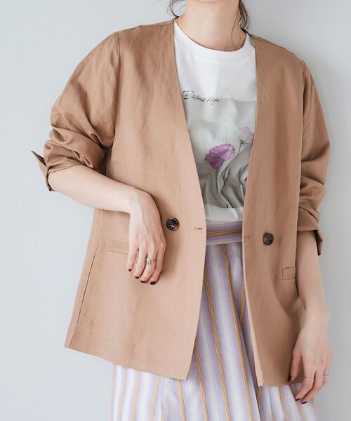 le.coeur blanc（ルクールブラン）の「フラワーフォトプリントTシャツ（Tシャツ/カットソー・レディース・A/B/C・38）」の14枚目の写真