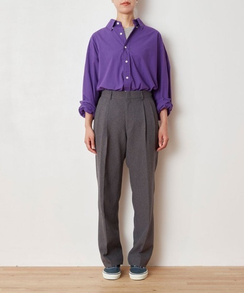 THE SHINZONE（ザ　シンゾーン）の「Shinzone DADDY SHIRT 22MMSBL05（シャツ/ブラウス・レディース・ブルー/ピンク/オフホワイト/パープル・MEDIUM/SMALL）」の9枚目の写真