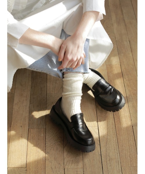 AMAIL（アマイル）の「Classical mat loafer（ローファー・レディース・ブラック・S/M/L）」の9枚目の写真