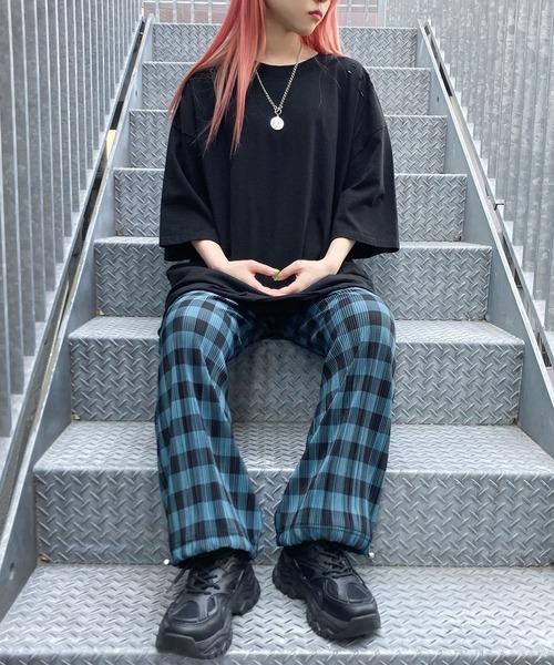 Figments（フィグメンツ）の「デストロイＴ（Tシャツ/カットソー・レディース・ホワイト/ブラック・FREE）」の13枚目の写真