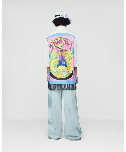 STELLA McCARTNEY（ステラマッカートニー）の「Fantasia Pinstripe Fringe Shirt / ディズニーファンタジア ピンストライプ フリンジシャツ（シャツ/ブラウス・レディース・ホワイト・S）」の2枚目の写真