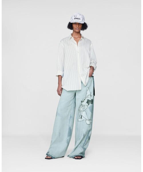 STELLA McCARTNEY（ステラマッカートニー）の「Fantasia Pinstripe Fringe Shirt / ディズニーファンタジア ピンストライプ フリンジシャツ（シャツ/ブラウス・レディース・ホワイト・S）」の5枚目の写真