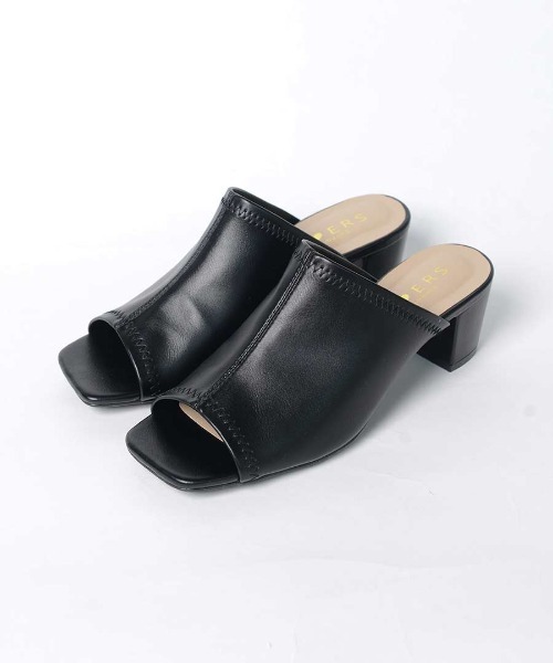 shopnikoniko（ショップニコニコ）の「ストレッチヒールサンダル（サンダル・レディース・ベージュ/ブラック/ホワイト・S/M/L/LL）」の10枚目の写真