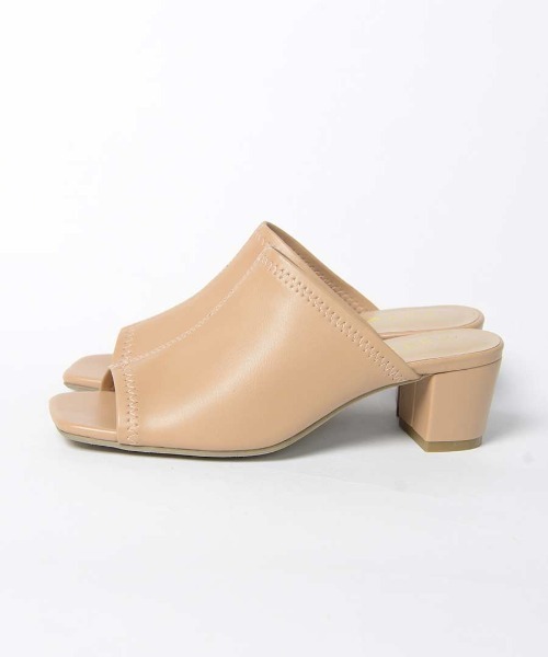 shopnikoniko（ショップニコニコ）の「ストレッチヒールサンダル（サンダル・レディース・ベージュ/ブラック/ホワイト・S/M/L/LL）」の14枚目の写真