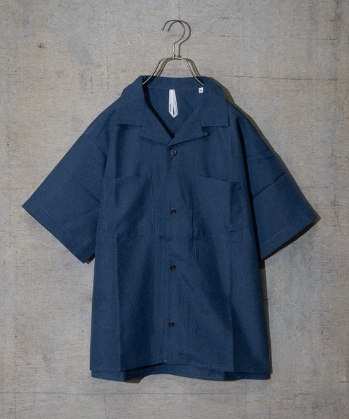 JOHN'S CLOSET(ジョンズクローゼット)の「【i】ポリトロ両腕ポケットオープンシャツ(シャツ/ブラウス・メンズ・ホワイト/ブラック/グレー/サックスブルー/ブルー/モカ・MEDIUM/LARGE/X-LARGE)」の6枚目の写真