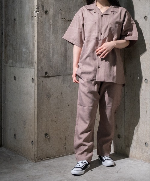 JOHN'S CLOSET(ジョンズクローゼット)の「【i】ポリトロ両腕ポケットオープンシャツ(シャツ/ブラウス・メンズ・ホワイト/ブラック/グレー/サックスブルー/ブルー/モカ・MEDIUM/LARGE/X-LARGE)」の13枚目の写真