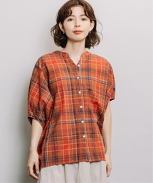 refinedworks | マドラス柄ドルマンBL(シャツ/ブラウス)