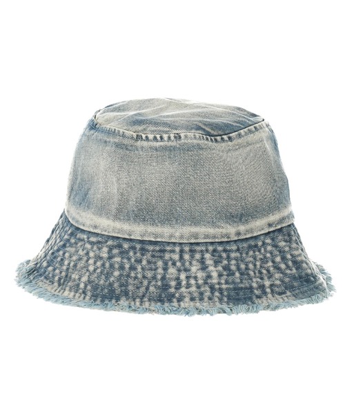 ANAP（アナップ）の「フリンジデニムバケットハット（ハット・レディース・ブラック/ブルー・FREE）」の5枚目の写真