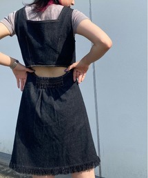 one way | デニムBACKオープンコンパクトワンピース(ワンピース)