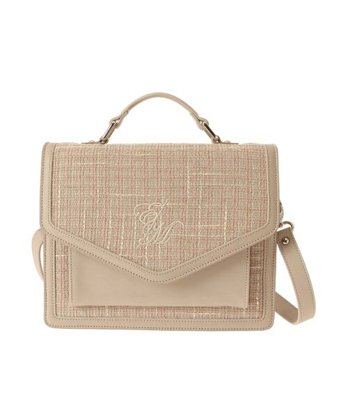 EATME（イートミー）の「EMロゴフラップバッグ（ショルダーバッグ・レディース・ベージュ/ブラック・FREE）」の14枚目の写真