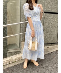 INGNI | トワルドジュイVネックプリーツ／ワンピース(ワンピース)