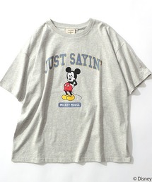 チチカカ（チチカカ）の「【ユニセックス】 ミッキー“ヴィンテージ風”/プリントTシャツ【WEB限定】（Tシャツ/カットソー）」