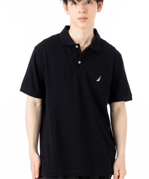 NAUTICA(ノーティカ)の「ノーティカ ポロシャツ 半袖 ワンポイント(ポロシャツ・メンズ・ネイビー/ホワイト/ブラック・S/M/L/XL)」の3枚目の写真