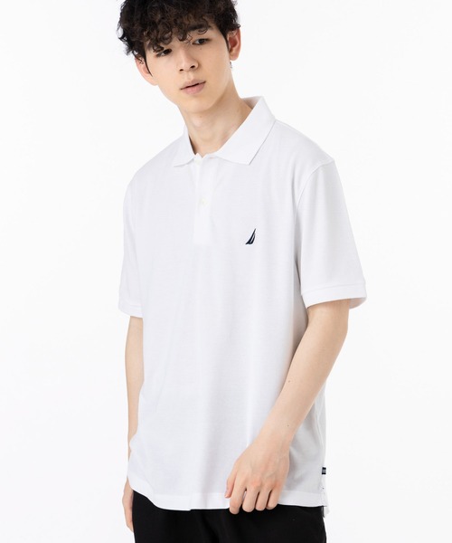 NAUTICA(ノーティカ)の「ノーティカ ポロシャツ 半袖 ワンポイント(ポロシャツ・メンズ・ネイビー/ホワイト/ブラック・S/M/L/XL)」の11枚目の写真
