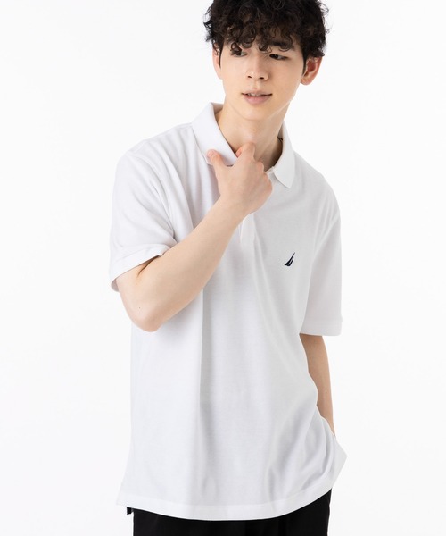 NAUTICA(ノーティカ)の「ノーティカ ポロシャツ 半袖 ワンポイント(ポロシャツ・メンズ・ネイビー/ホワイト/ブラック・S/M/L/XL)」の15枚目の写真