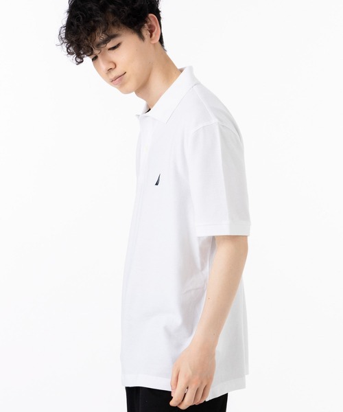NAUTICA(ノーティカ)の「ノーティカ ポロシャツ 半袖 ワンポイント(ポロシャツ・メンズ・ネイビー/ホワイト/ブラック・S/M/L/XL)」の17枚目の写真