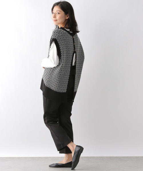 LEPSIM(レプシィム)の「マタニティ/バックスリットカットパンツ 298521(マタニティウェア/グッズ・レディース・グリーン/パープル/ブラック・FREE)」の4枚目の写真