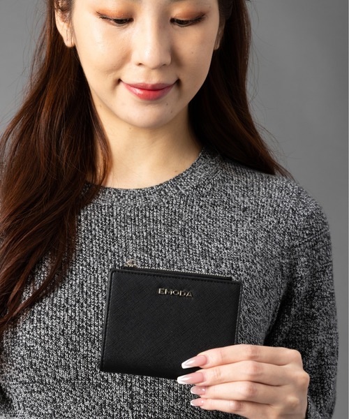 EMODA（エモダ）の「EMODA/エモダ　サフィアーノ調二つ折りウォレット（財布・レディース・ブラック/シルバー/アイボリー/ベージュ系その他・FREE）」の21枚目の写真