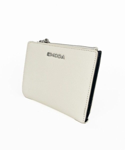 EMODA（エモダ）の「EMODA/エモダ　サフィアーノ調二つ折りウォレット（財布・レディース・ブラック/シルバー/アイボリー/ベージュ系その他・FREE）」の10枚目の写真