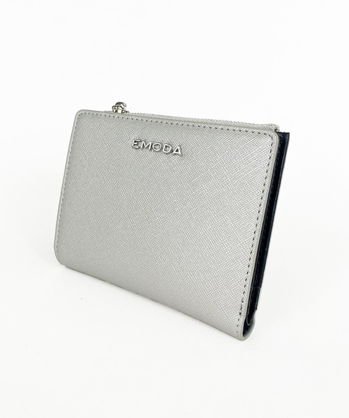 EMODA（エモダ）の「EMODA/エモダ　サフィアーノ調二つ折りウォレット（財布・レディース・ブラック/シルバー/アイボリー/ベージュ系その他・FREE）」の13枚目の写真