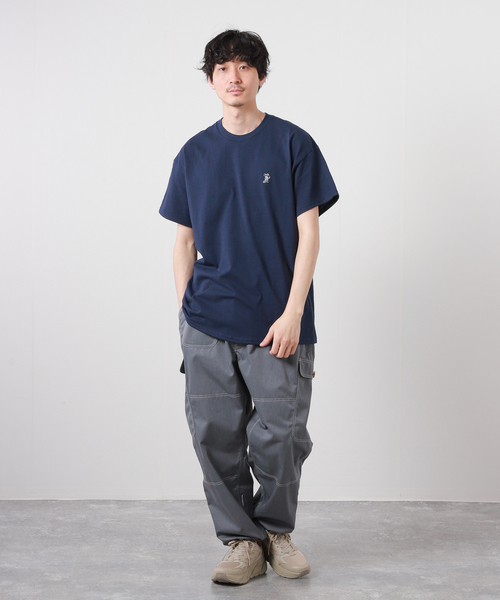 JOURNAL STANDARD(ジャーナルスタンダード)の「【MADDEN / メデン】 RAT LOGO TEE(Tシャツ/カットソー・メンズ・ホワイト/ネイビー・MEDIUM/LARGE)」の4枚目の写真