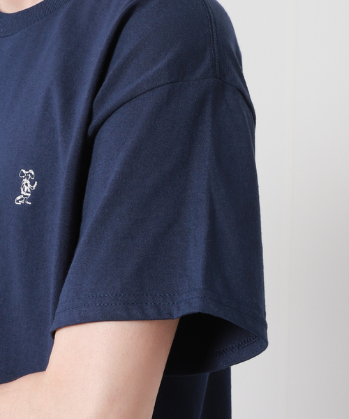 JOURNAL STANDARD(ジャーナルスタンダード)の「【MADDEN / メデン】 RAT LOGO TEE(Tシャツ/カットソー・メンズ・ホワイト/ネイビー・MEDIUM/LARGE)」の10枚目の写真